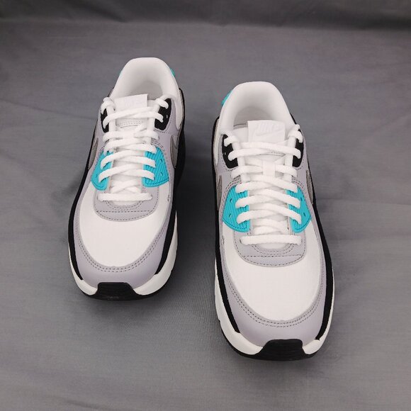 Nike Air Max 90 LV8 Women's Sneakers White Smoke Grey Shoes FD4328 103 Sizes 7-9 - Picture 3 of 7